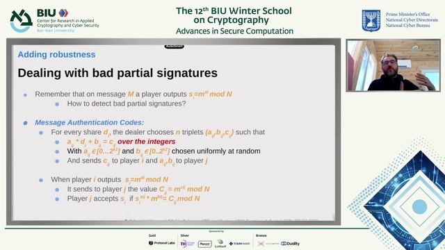 Threshold Signatures - RSA signatures - Rosario Gennaro смотреть онлайн
