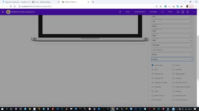 BANanoVuetify - Drag n Drop ToolBar : Part 1 смотреть онлайн