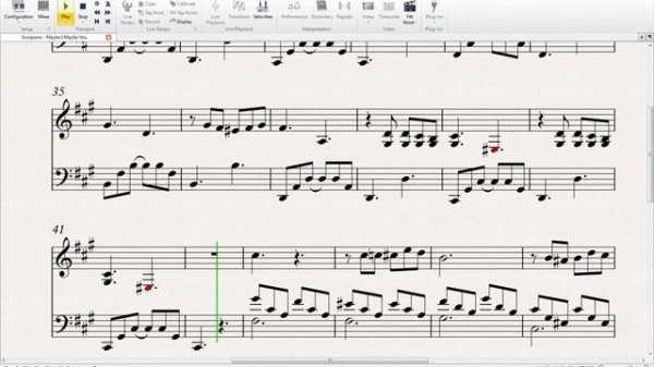 Scorpions - Maybe I Maybe You (Piano Sheet Music | Sibelius)