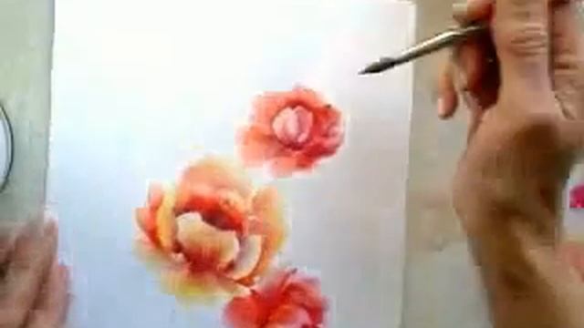 Цветы. Акварель. смотреть онлайн
