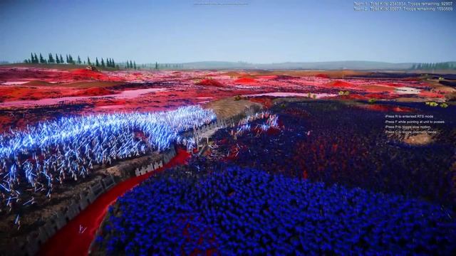CAN THE BLUE WAVE STOP 4,000,000 BLUE NINJAS? | Ultimate Epic Battle Simulator 2 | UEBS 2 смотреть онлайн