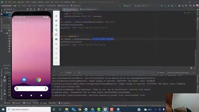 Latihan Intent Implicit Aplikasi Android - Android Studio Kotlin смотреть онлайн