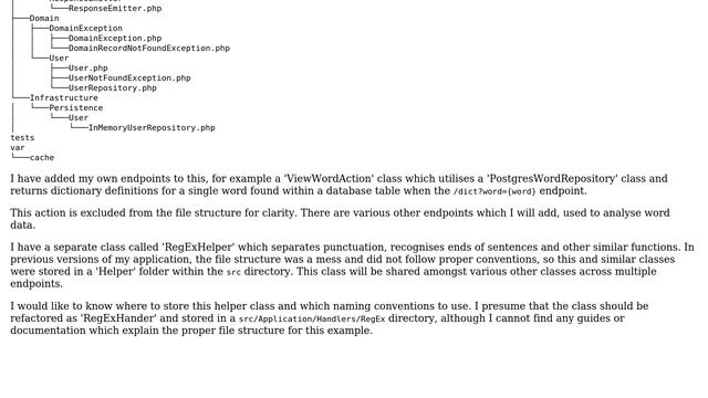 PHP: What code should be removed to its own helper class and where should such classes be... смотреть онлайн