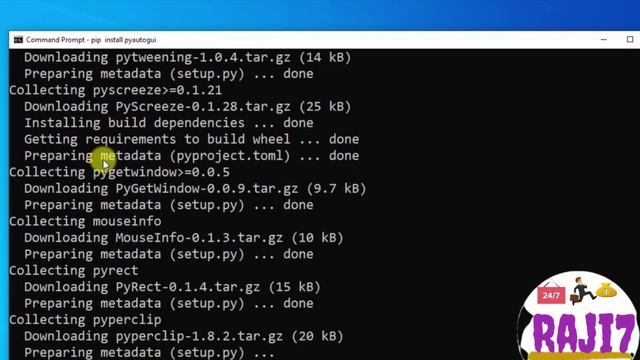 How to Install PyAutoGUI library on Python Windows 10 смотреть онлайн
