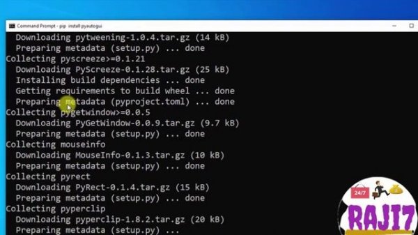 How to Install PyAutoGUI library on Python Windows 10