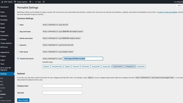 How To Create Permalink In WordPress Website? in Tamil (WordPress Website Tutorial in Tamil) смотреть онлайн