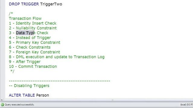 SQL Server Using Instead of Trigger смотреть онлайн
