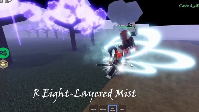 Roblox: Slayer Tycoon - Mist breathing showcase смотреть онлайн