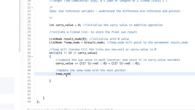 Leetcode DSA Coding Question- 2. Add Two Numbers- Complete solution in C++ смотреть онлайн