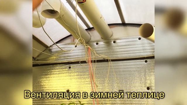 ВЕНТИЛЯЦИЯ В НАШЕЙ ЗИМНЕЙ ТЕПЛИЦЕ. смотреть онлайн