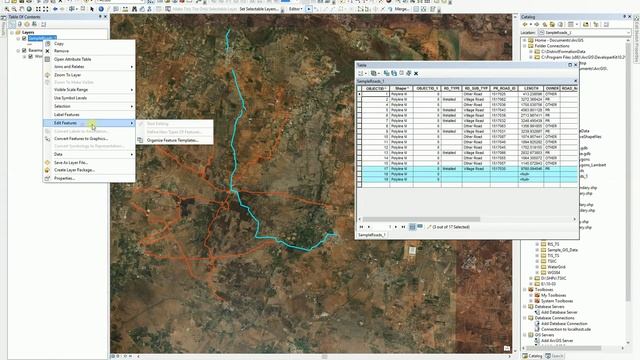 ArcGIS 10.2 - Editor - Merge - Convert selected singlepart features to multipart feature смотреть онлайн