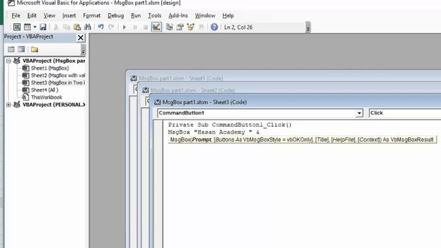 Excel VBA Bangla Tutorial 09 : How to create Messages Box in Excel by Macro- MsgBox Part-1 смотреть онлайн