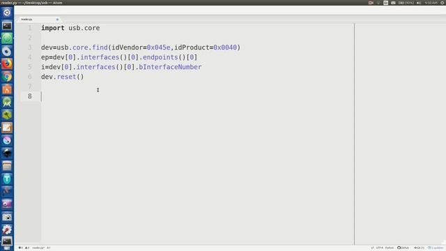 Reading USB in Python смотреть онлайн