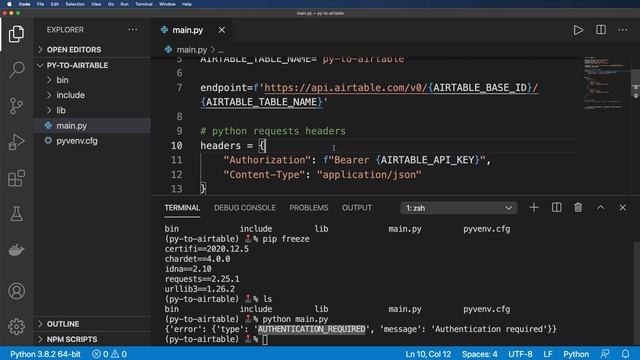 How to Integrate PYTHON & Airtable.com / LOW-CODE Tutorial смотреть онлайн