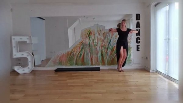 Basic Tango Steps | Solo Dance Tutorial for Beginners | Progressive Side Step| Reverse Turn | Rock