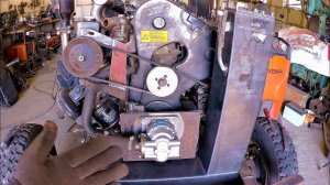 Необычный гидробак на самодельный минитрактор