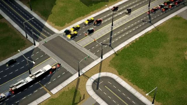SimCity - Left turns and the advantages of T-intersections смотреть онлайн