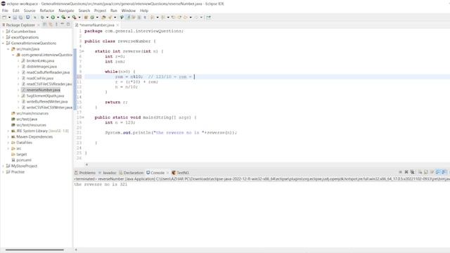 How to reverse a number in java | Java program to Reverse a Number смотреть онлайн
