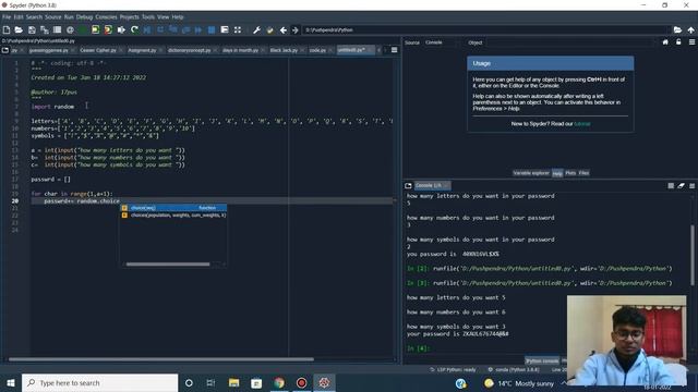 Random Password Generating Programme [Python] смотреть онлайн