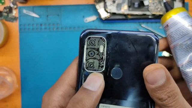 Oppo A53 Camera Glass Replace/Tempered camera lens protector смотреть онлайн
