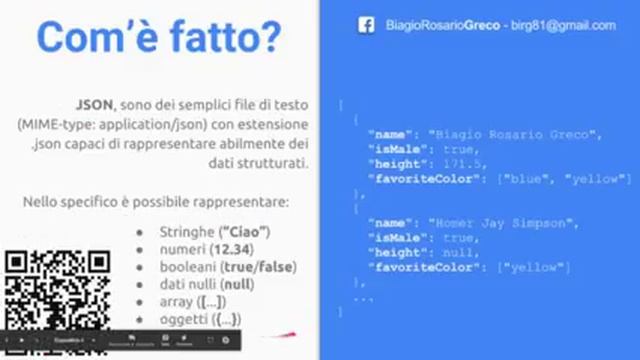 JSON - Generalità смотреть онлайн
