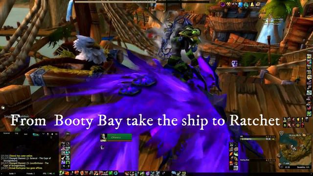 How to get to Ratchet |as Alliance player |Bfa 8.1.5| 2019 смотреть онлайн