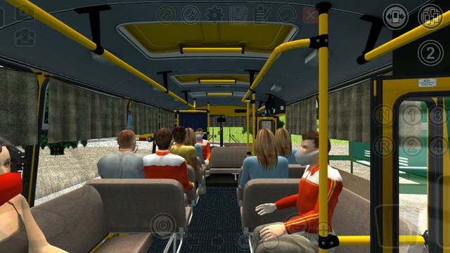 Proton Bus Simulator ПАЗ-32054 школьный, карта Zerniki (Android) смотреть онлайн