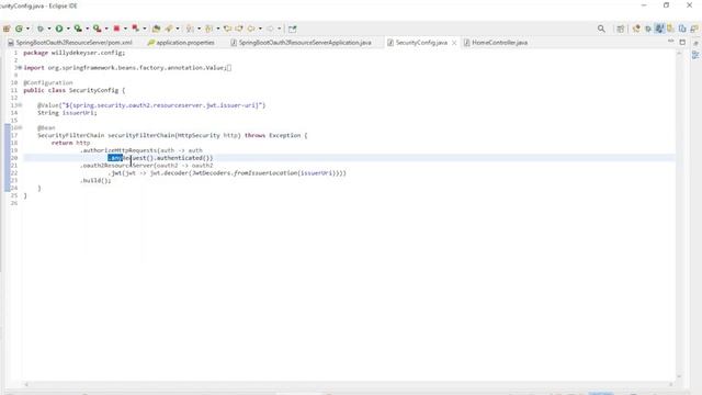 Spring Boot 3 Tutorial Security - Oauth2 - Authorization Server - Resource Server and OAuth2 Client смотреть онлайн