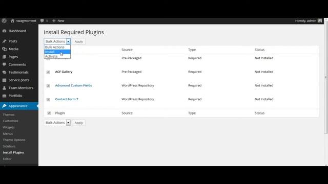 How to install Swag Moment WordPress Theme смотреть онлайн