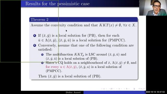 Bilevel Problems, MPCCs, and Multi-Leader-Follower Games - Part 1/2 смотреть онлайн