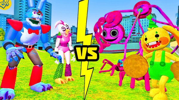 БИТВА ПОППИ 2 и ФНАФ 9 в ГАРРИС МОД | Garry's Mod FNAF POPPY