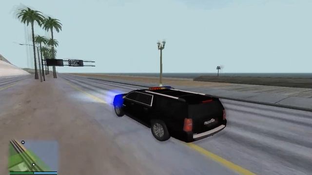 Обзор мода Chevrolet Suburban 2016 ФСБ v2 в GTA San Andreas смотреть онлайн