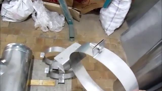 Дымоход 160/260 мм и вентиляционная труба из 304 нержавеющей стали. смотреть онлайн