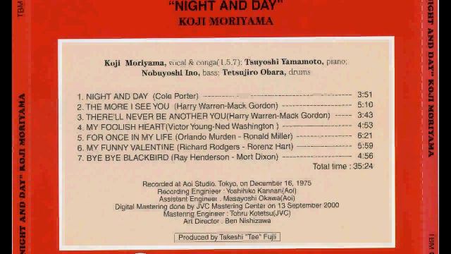 Koji Moriyama - There'll Never Be Another You смотреть онлайн
