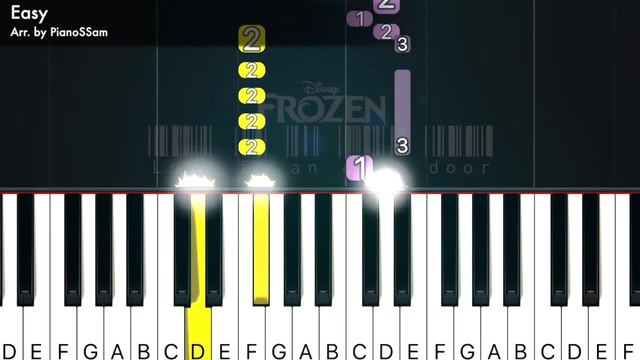 [Easy] Love is an Open Door - Frozen | Piano Tutorial with Finger Numbers смотреть онлайн