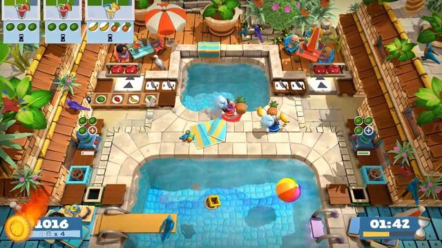 (2players) Overcooked2 Surf 'n' Turf 1-4 [score: 2348] смотреть онлайн