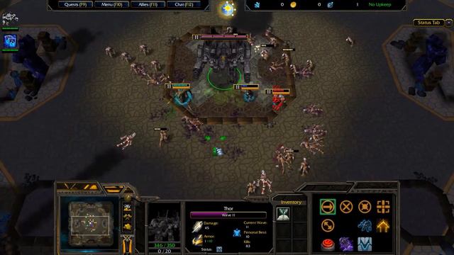 Warcraft 3 Arena of Ancient | Unstoppable almighty Thor | Custom games | Gameplay | Non-reforged смотреть онлайн