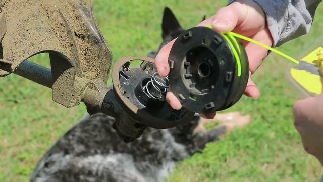 Coop's Simple How-To - Restring A Craftsman String Trimmer смотреть онлайн