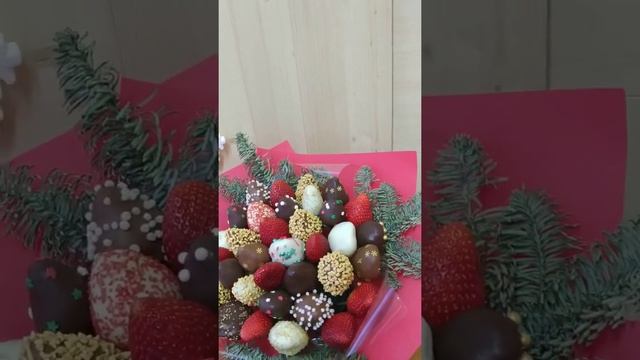 Студия Шоколадно Букет Клубника L.mp4 смотреть онлайн