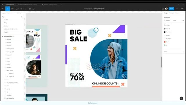 SMM dizayn yaratish. Figma dasturi orqali tez va oson dizayn. LIVE №1. смотреть онлайн