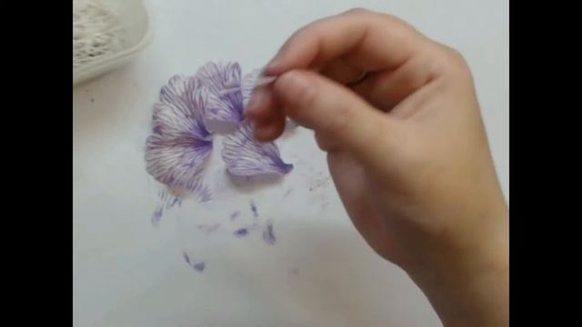 Мк "Полевая герань" из фоамирана MK "Field geranium" from foamiran смотреть онлайн