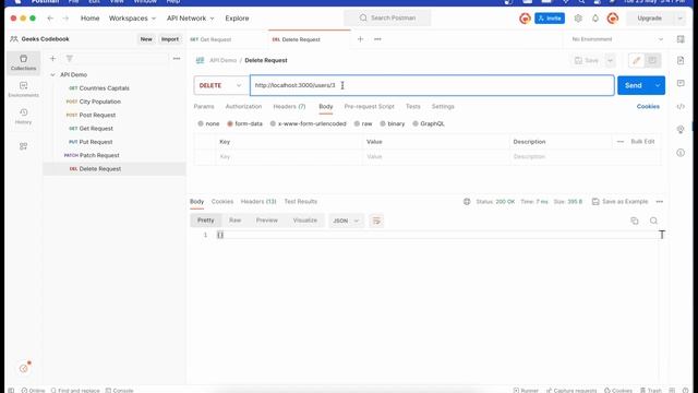Postman #5 | HTTP DELETE Request in postman смотреть онлайн