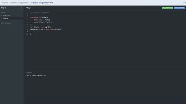 JavaScript Design Pattern #10 смотреть онлайн