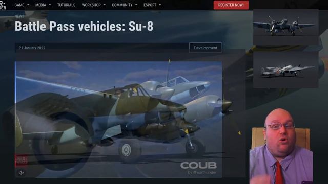 Sukhoi Su-8 "Firepower" Battle Pass Vehicle [War Thunder] смотреть онлайн
