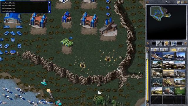 C&C Red Alert Remastered | 7 vs 1 Hard Enemies | (Greece) смотреть онлайн