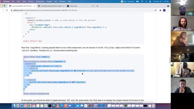 W8D2: React State and Props (4 of 5) смотреть онлайн