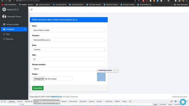 Laravel, Inertia & Vue JS 3 - Projet gestion scolaire: #19 - Édition d'un étudiant смотреть онлайн