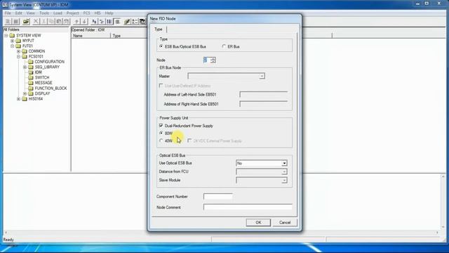 Creating New IOM (I/O Module) System View Software (Centum VP Yokogawa) смотреть онлайн
