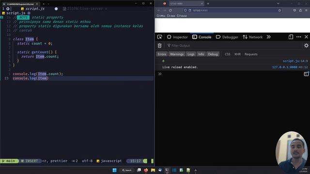 JAVASCRIPT TUTORIAL #58 Static Property смотреть онлайн