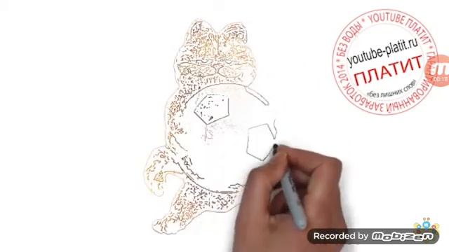 Как нарисовать гарфилда смотреть онлайн